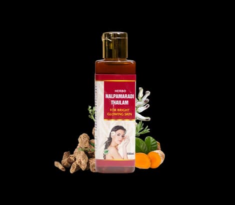 Megha's NALPAMARADI TAILAM Authentic Ayurvedic Skin Brightening and DeTanning, 100ml