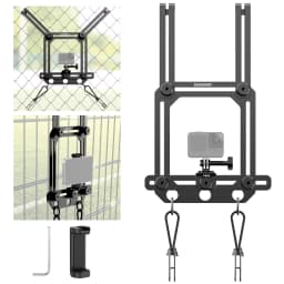 NEEWER Camera Fence Mount with Phone Holder & Action Camera Adapter (PA036)
