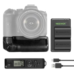 NEEWER Replacement Battery Grip for Canon EOS R5 R5C R6 R6 Mark II (BG-R10) with Remote
