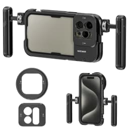 NEEWER Metal Cage For iPhone 15 Pro(PA023)-Handle Kit