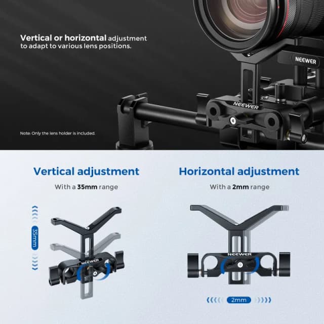 NEEWER LSB35/LSB53 Y-Shaped Long Lens Support Bracket