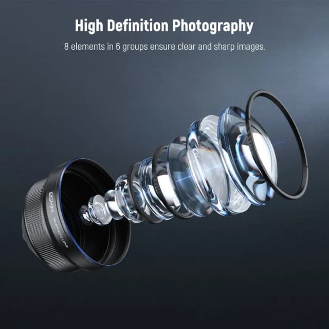 NEEWER 85MM HD Telephoto Lens for Phone Cage Case with 17mm Lens Thread (LS-59)