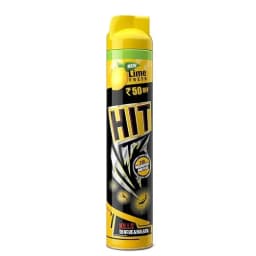 HIT Flying Insect Killer (Mosquito & Fly Killer Spray) - 625ml | Lime Fragrance | Instant Kill | Protection from Dengue & Malaria