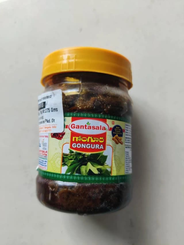 AndhraStyle  Organic   Gongura Pickle | Spicy, Tangy Gongura Pachadi | Traditional Andhra Thokku Best had with hot Rice and ghee | Pantry Must Have | 275 G