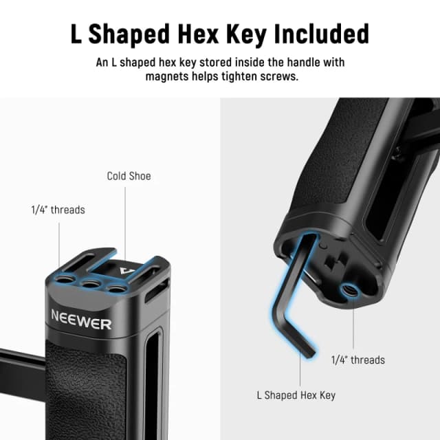 NEEWER Side Handle for Camera Cage (CA069H)