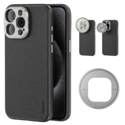 NEEWER PA053/PA054 Case for iPhone 15 Pro with 17mm/67mm Adapters - Gray&Black