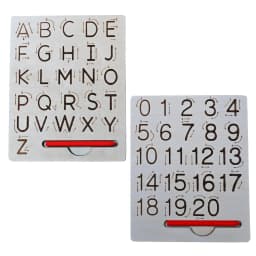 Alphabet & Number Wooden Tracing Board for Kids 3+ | Montessori Educational Toy for Toddlers 2-6 Years | Early Writing Skills & Intelligence Development Learning Board | Gift for Boys & Girls