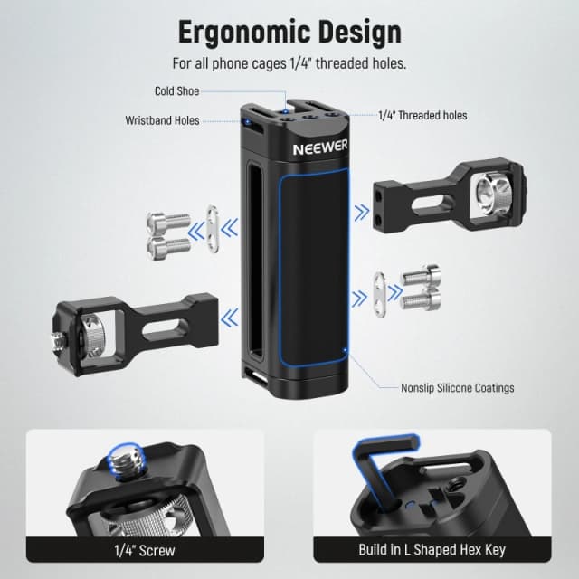 NEEWER Upgraded Phone Rig Vlogging Kit (PA009)