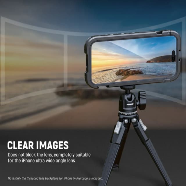 NEEWER Lens Backplate For iPhone 14 Pro Phone Cage (PA018)