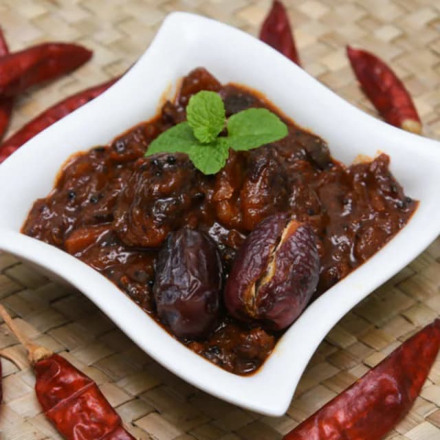 Feast N Harvest Authentic Kerala Homemade Date Pickle No Chemicals And Flavours 250g
