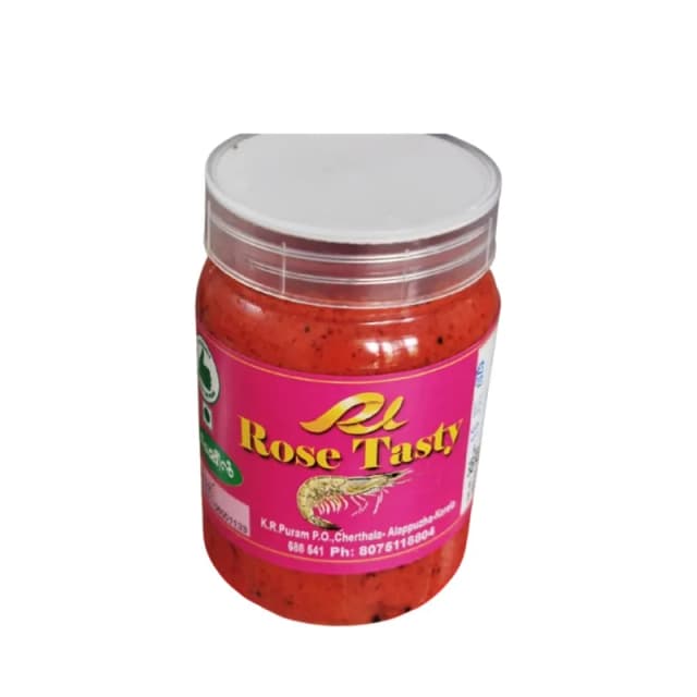 Rose Tasty Authentic Kerala Style Prawn Pickle 250 Grams | Export Quality| Chemeen Pickle|Jheenga Achaar|Non-Veg Pickle |Hot & Spicy | Home Made