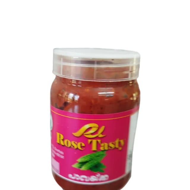 Rose Tasty Pickles – Homemade Authentic Kerala Style Bitter Gourd Pickle | Pavakkai Pickle| 250G | Hot And Spicy South Indian Pickle | No Artificial Colour & Flavour