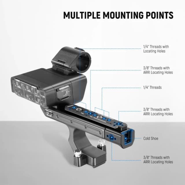 NEEWER Extension Rig XLR Handle For Sony FX3/FX30 (CA015)