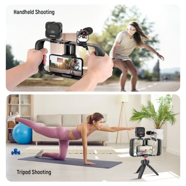 NEEWER Phone Stabilizer Video Rig Kit With Desktop Tripod (A104)
