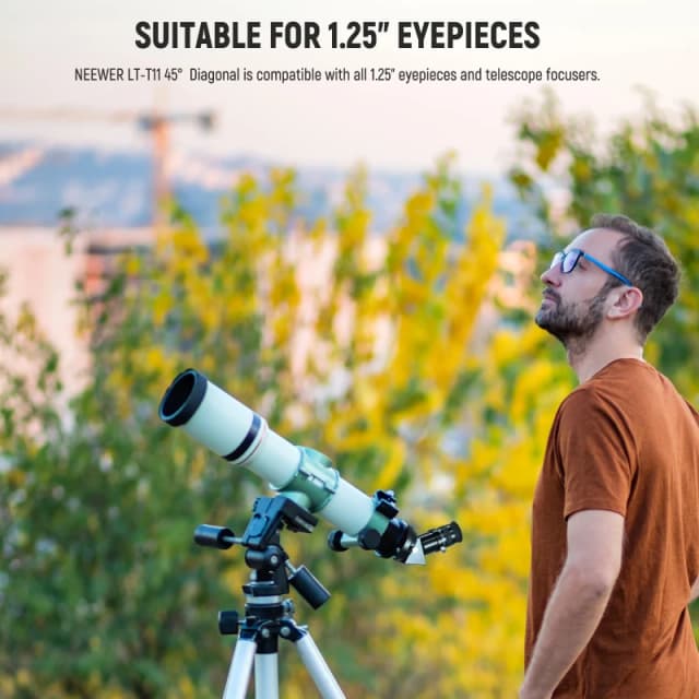 NEEWER 1.25" 45 Degree Erect Diagonal (LT-T11)