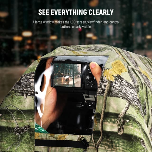 NEEWER Dual Sided Camouflage Rain Cover-L(PB020)