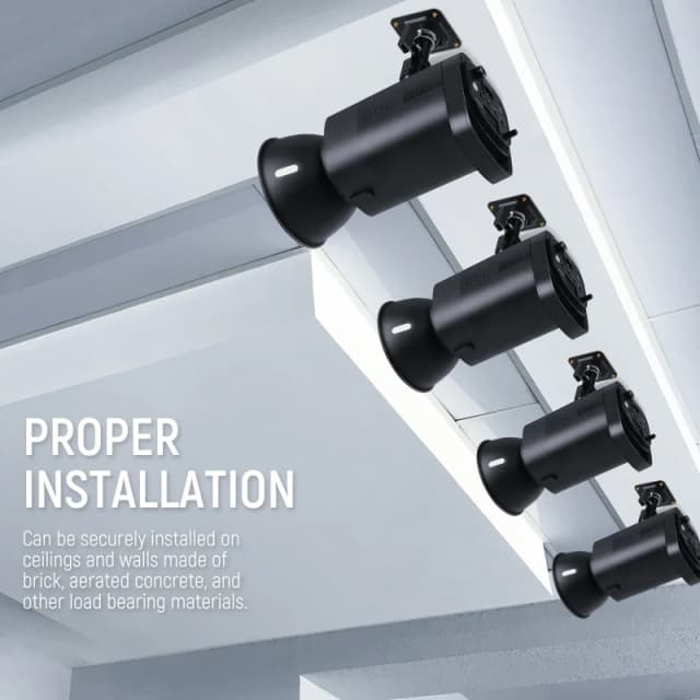 NEEWER 4 Packs Wall and Ceiling Mount Adapter