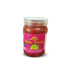 Rose Tasty Pickles Homemade Indian Gooseberry Pickle | Authentic Kerala Style Gooseberry Pickle | Nellikai Pickle | Nellikka Achar 250G | Hot And Spicy