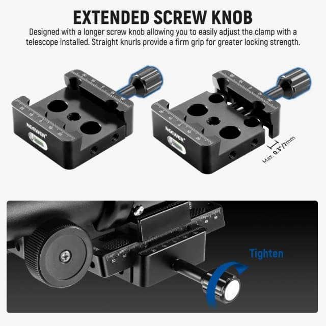 NEEWER Telescope Mount Tripod Adapter (QR011)