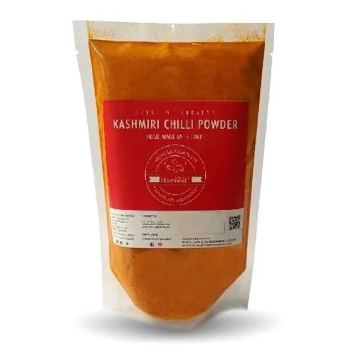Feast N Harvest Organic Kashmiri Chilli Powder – Premium & Authentic | No Artificial Colors, Flavors, or Preservatives | Kashmiri Lal Mirch