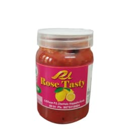 Rose Tasty Pickles – Authentic Kerala Lime Pickle 250g | Lemon Pickle | Naranga Achaar | Nimbu Ka Achaar | Tasty & Tangy| Home Made |Organic