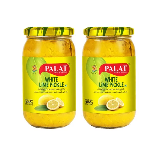 PALAT - White Lime Pickle Healthy 400 gm- Pack of 2