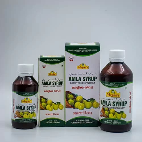 Megha's Natural Amla Syrup 100Ml Immunity Booster