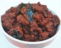Lolu's Homemade Tasty & Spicy Kerala Style Beef Pickle (ബീഫ് അച്ചാർ) - 250 g | Nadan Beef Achar