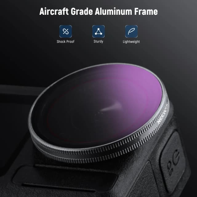 NEEWER 4 Pack ND/PL Filter Set for Action 3/4/5 Pro