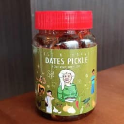 Feast N Harvest Authentic Kerala Homemade Date Pickle No Chemicals And Flavours 250g
