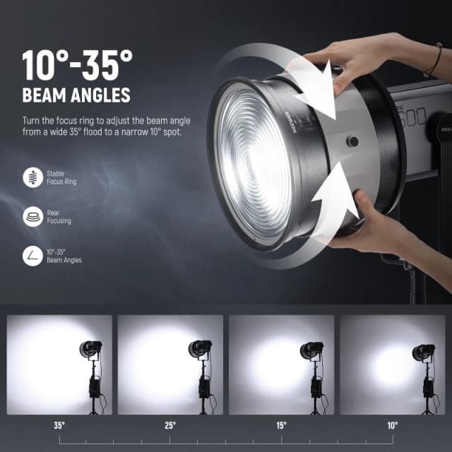 NEEWER 10" Fresnel Lens with 10-35° Beam Angle (CSF10)