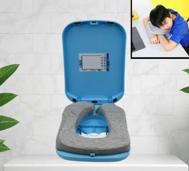 Soft Nap Doughnut Pillow | Foldable Kids Head Desk Pillow
