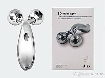 3D Massager, Stainless Steel, Back, Muscles, Silver