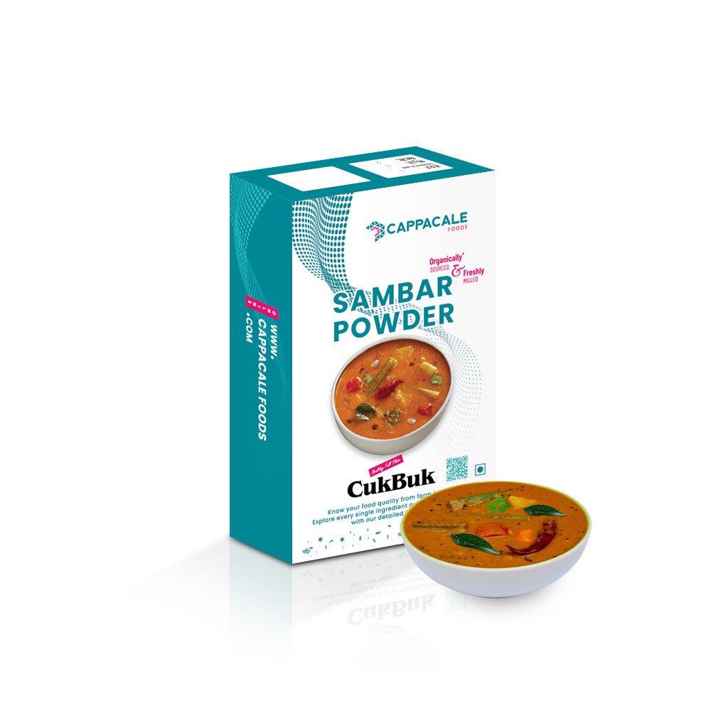 Cappacale Sambar powder | No Added Preservatives | Prepare Delicious Sambar At Home - 100g
