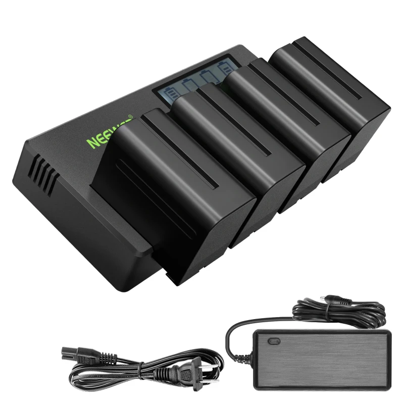 4-Pack NP-F970 Battery Set for Sony