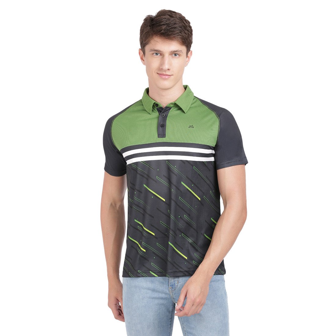 Bleualps Stylish Attractive Activewear Sports Polo Half Sleeve T-Shirt For Men | Gent's Sports T-Shirt | Sports And Workout T- Shirt