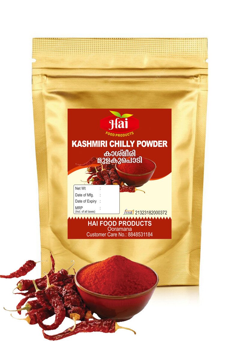 HAI's Kashmiri Chilly Powder | 100% Authentic Lal Mirch | Mild & Deep Red Color | Pure & Ready to Use | No Added Flavors or Colors | Kashmiri Red Chilli Powder- 1kg