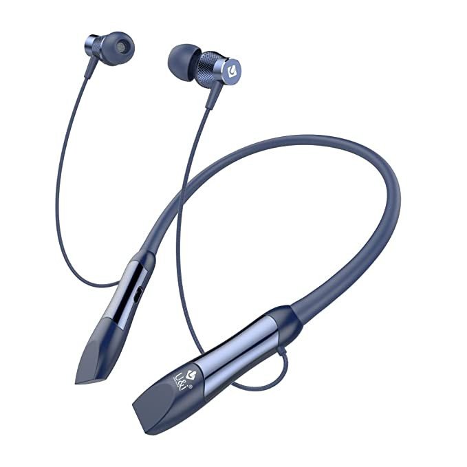 U & I Holiday 50Hours Music Time Bluetooth Neckband Wireless Headset Blue (in The Ear)
