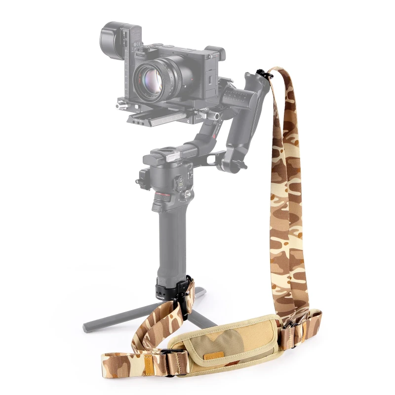 NEEWER Shoulder Strap for DJI Sling Handle RS4 RS4 Pro RS3 RS3 Pro RS2 (GA016)-Camouflage