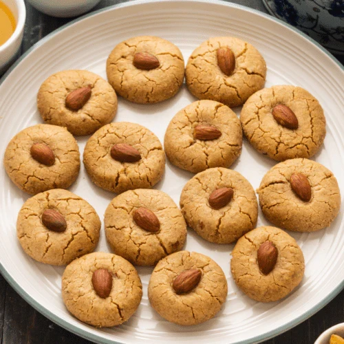 Healthy Tasty Wheat Badam Cookies 90g | No Maida | No Artificial Colours And Flavours | Healthy Snack