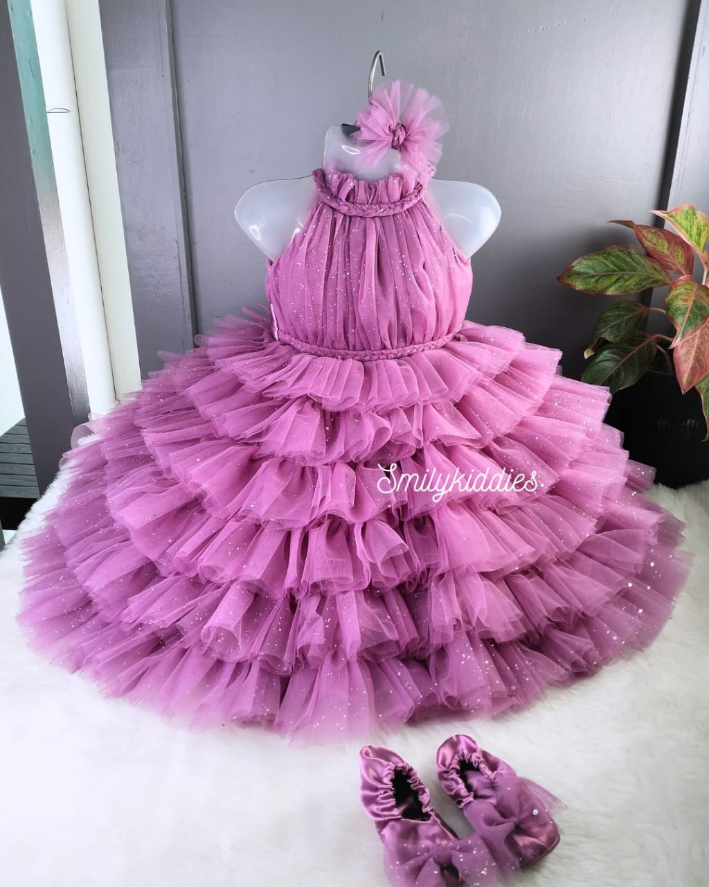 Beautiful & Attractive Stylish New Model Kids Birthday Frock For Baby Girl - Multi Colour | Kids Wear | Party Wear Frock