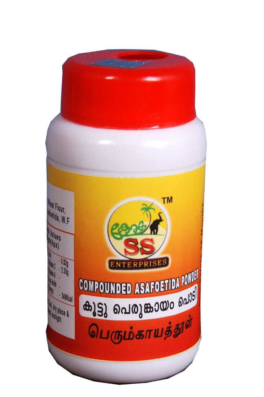 SS Enterprises Premium Asafoetida (Kaayam) Powder – Natural Perungayam | High-Quality kayam | Easy to Use (കൂട്ട് പെരുങ്കായം)