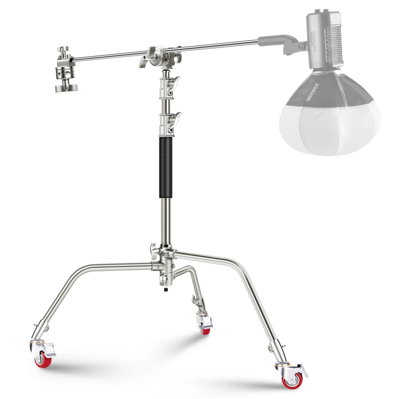 73"/186cm Stainless Steel Heavy Duty C Stand (SC186W)