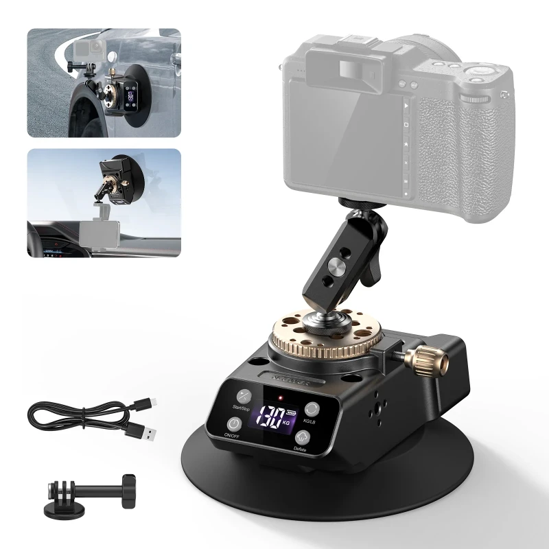 NEEWER 6" Electric Camera Suction Cup Mount (CA017)