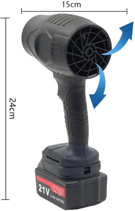 SmartGadgets High Power Violent Turbo Fan Wireless Portable High-Speed Hair Dryer Outdoor Handheld Blade Dust Removal Blowe