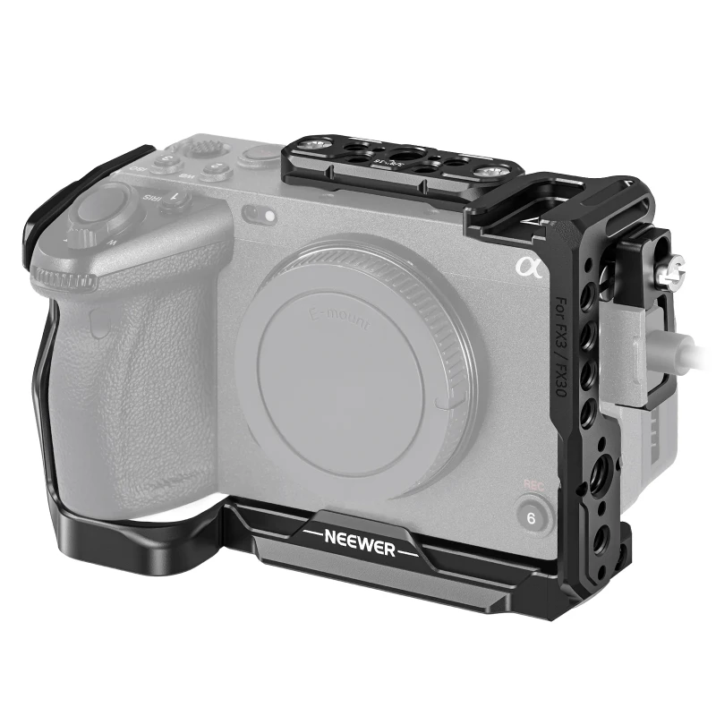 Sony FX3/FX30 Camera Cage with HDMI Cable Clamp