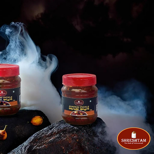 Shreshtam Kerala Style Homemade Tasty Andhra Avakkai pickle | Organic & Fresh Andhra Avakkai Achar | 250g