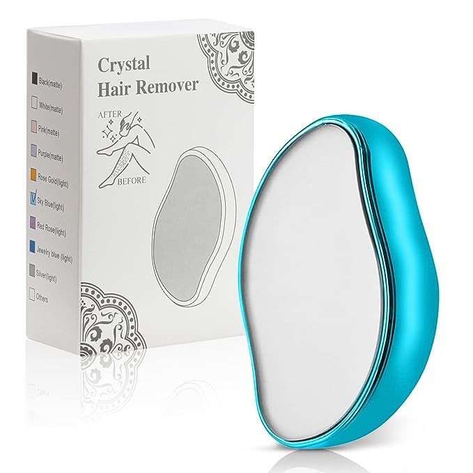 SmartGadgets Crystal Hair Remover, Painless Hair Remover For Men And Women, Reusable Hair Eraser Stone For Body, Arms And Legs