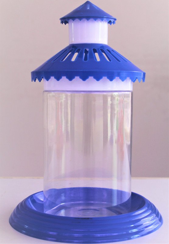 ATTRACTIVE AQUARIUM FISH CYLINDER 2L & 3L  | PLASTIC| UNBREAKABLE| EASY TO HANDLE| CRYSTAL CLEAR(MULTICOLOUR,LARGE)