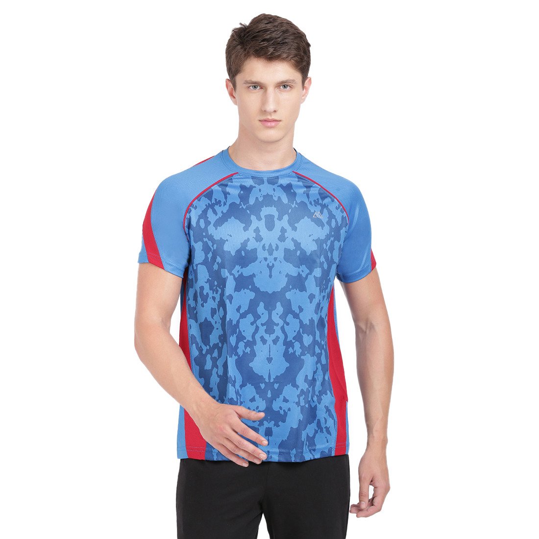 BleuAlps Stylish Men Activewear Sports Round Neck Half Sleeve T-Shirt | Gents Sports T-Shirts
